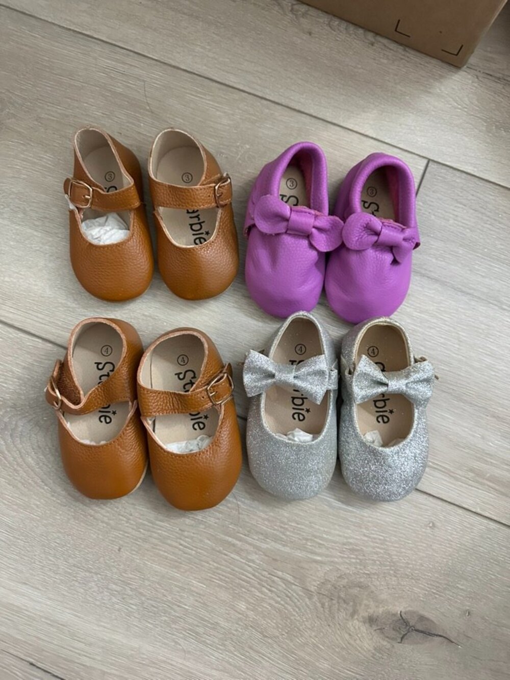 4 pairs Size 3 Size 4 lots Baby Shoes Lots Flash Sale toddler Shoes Mary Janes
